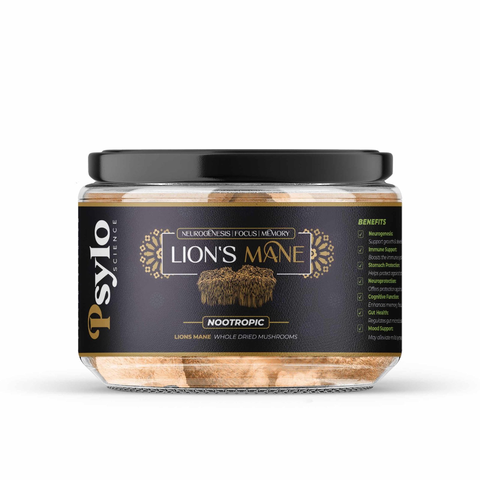 Lions Mane Mushroom Dried Pieces